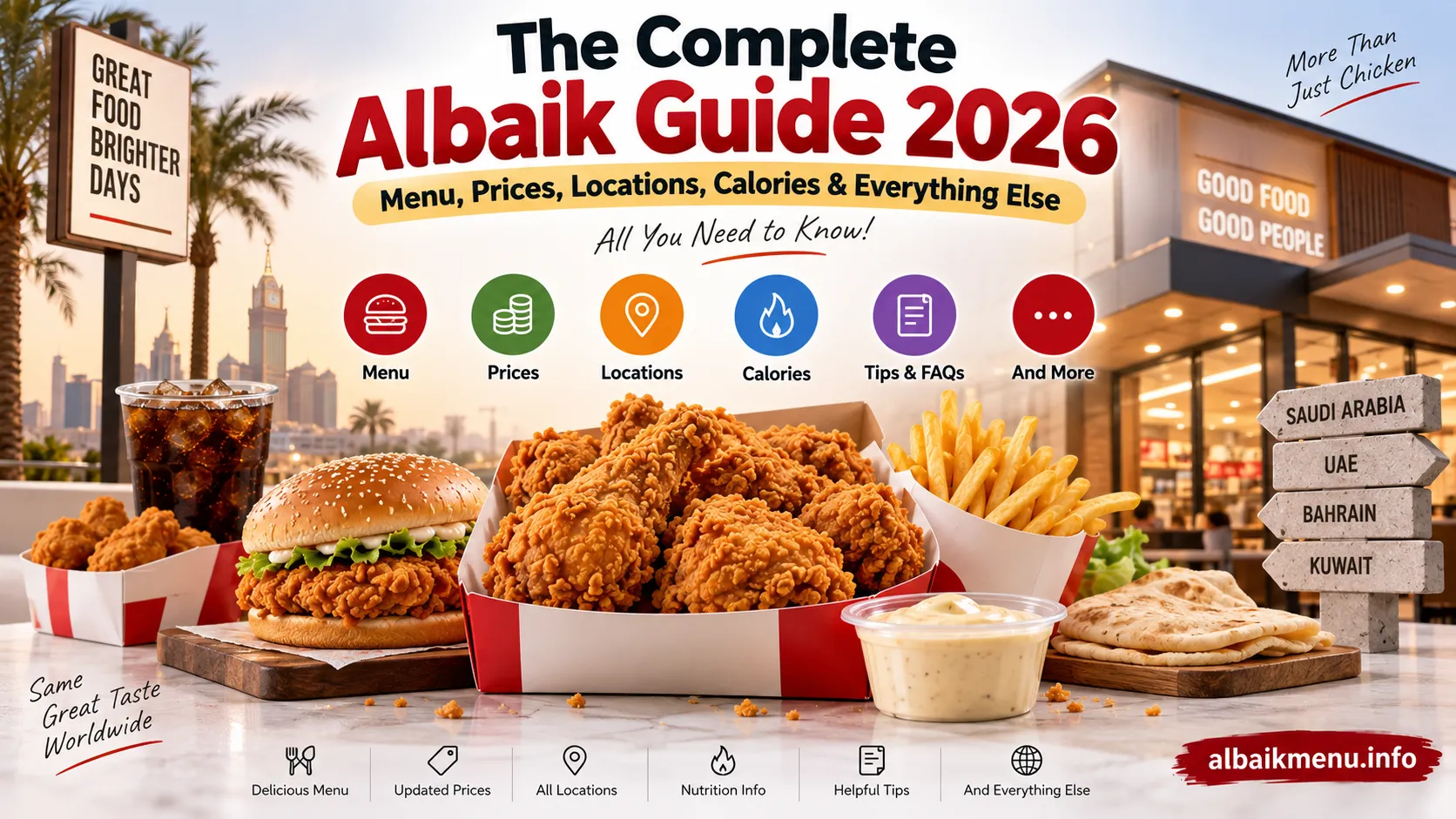 The Complete Albaik Guide September 2026: Menu, Prices, Locations, Calories & Everything Else 2 Al Baik menu with prices, caloreis, nutrition