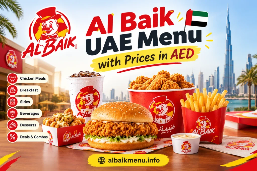 Al Baik UAE Menu 1 Al Baik UAE Menu